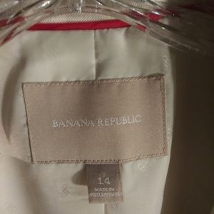 Pre owned Light tan Cotton Bannana Republic Blazer